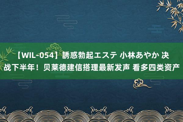 【WIL-054】誘惑勃起エステ 小林あやか 决战下半年！贝莱德建信搭理最新发声 看多四类资产