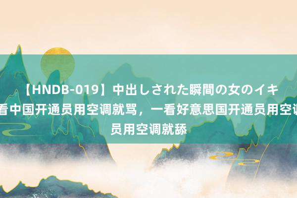 【HNDB-019】中出しされた瞬間の女のイキ顔 一看中国开通员用空调就骂，一看好意思国开通员用空调就舔